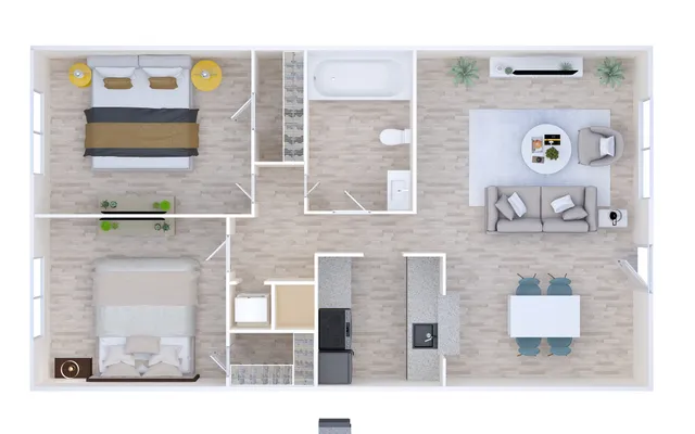 Ashford Westchase 2 Bed 1 Bath