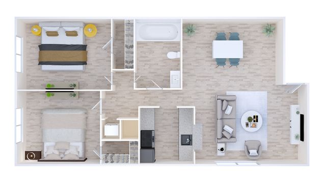Ashford Westchase 2 Bed 1 Bath