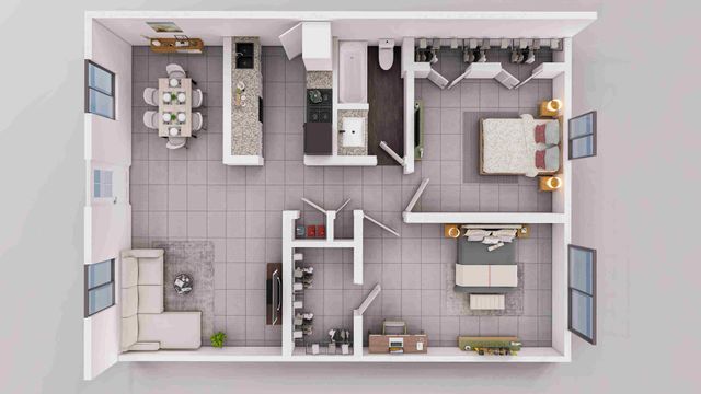 Ashford Crescent Oaks 2 Bed 1 Bath