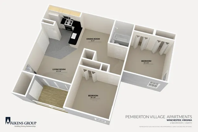 Pemberton-Village-Apartments-Winchester-VA-2br1ba-Floorplan