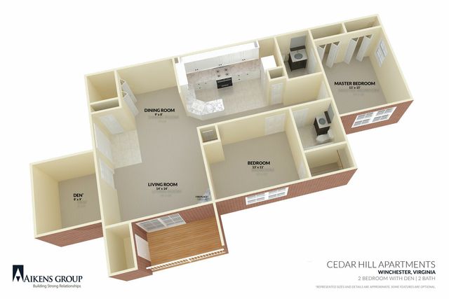 Cedar-Hill-Apartments-2b-den2ba-Floorplan