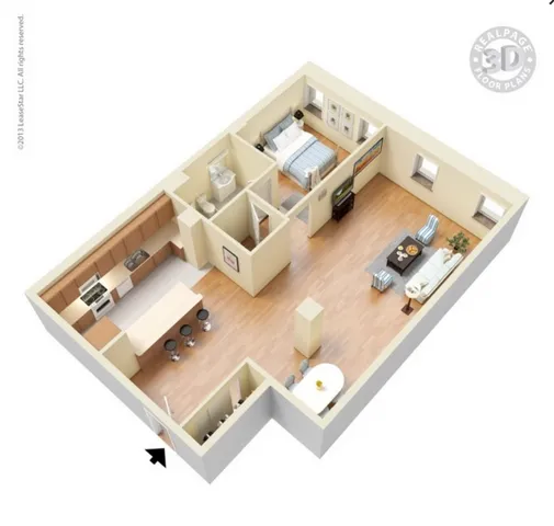 1I Floorplan