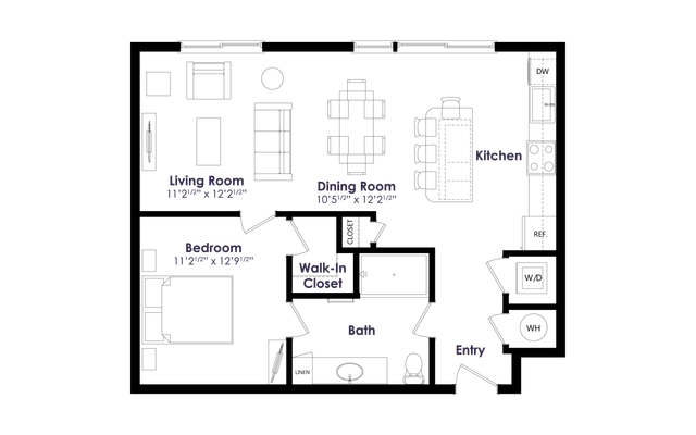 The Edition on Oberlin - A10 Floor Plan Image