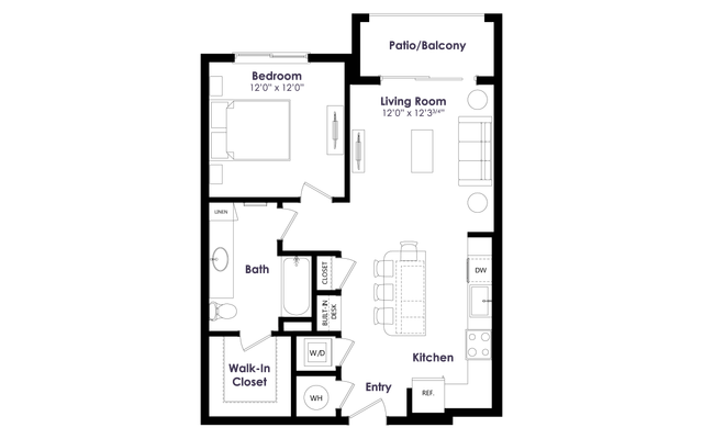The Edition on Oberlin - A4 Floor Plan Image