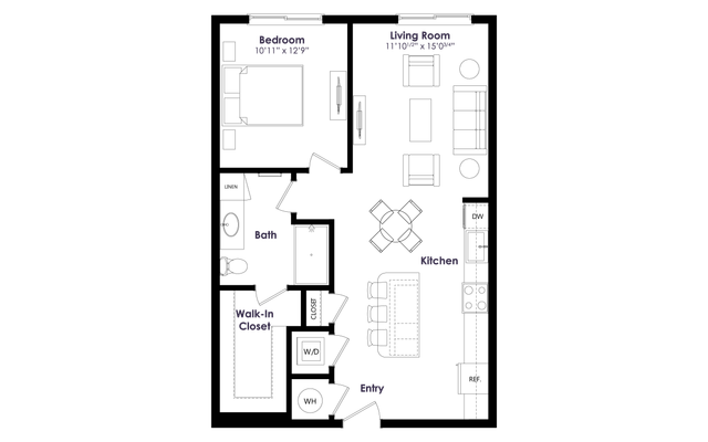 The Edition on Oberlin - A6 Floor Plan Image