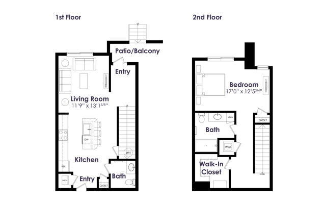 The Edition on Oberlin - TH1 Floor Plan Image
