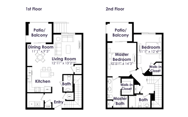 The Edition on Oberlin - TH2 Floor Plan Image
