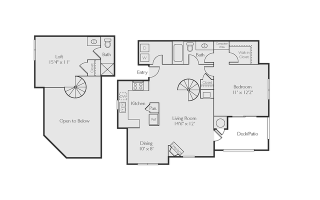 The Greens at Tryon A2 Standard Floor Plan