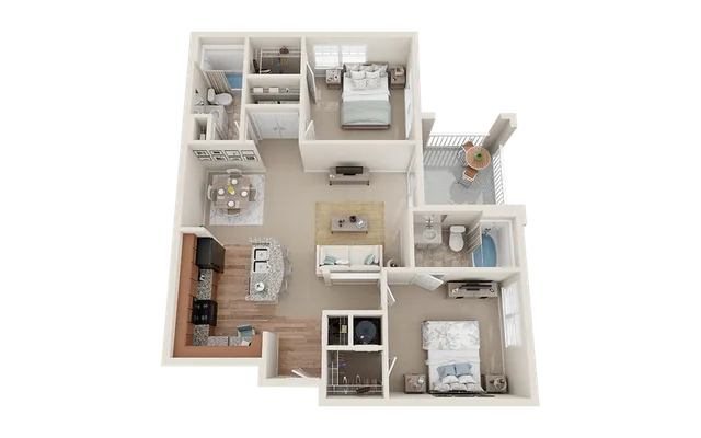 View at Legacy Oaks 2 Deluxe Floor Plan