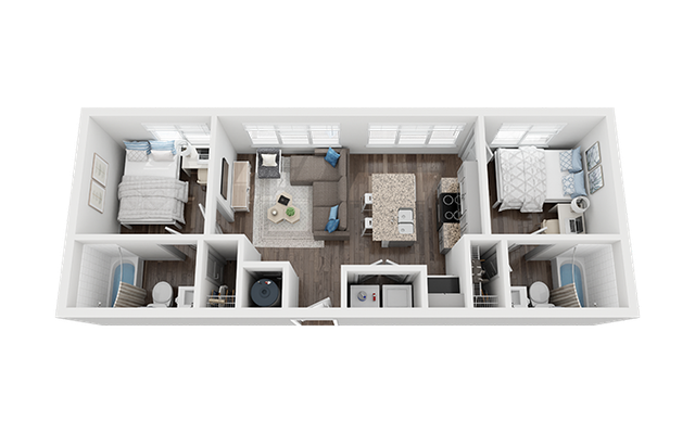 Nova Knoxville 2x2 Frisco B Floor Plan