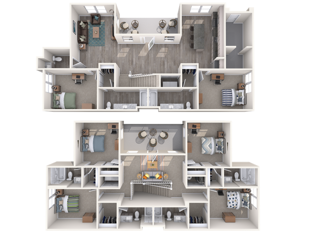 The Row at the Stadium 6x6.5 Floor Plan