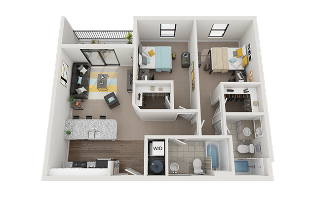 Greene Crossing 2x2-1 Annex Floor Plan