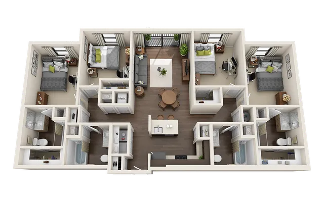 Axis West Campus Pure Floor Plan
