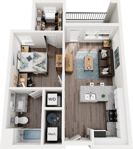 Quantum on West Call A1 Floor Plan