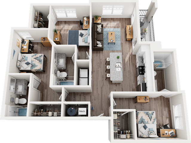 Quantum on West Call C2 Floor Plan