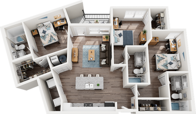 Quantum on West Call C3 Floor Plan