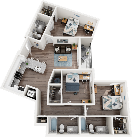 Quantum on West Call C4 Floor Plan