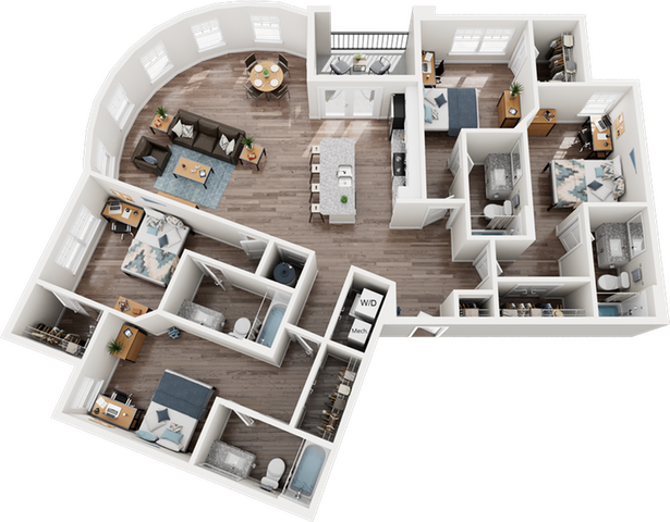 Quantum on West Call D3 Floor Plan