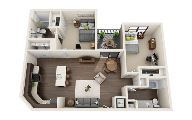 Axis West Campus Versatile Floor Plan