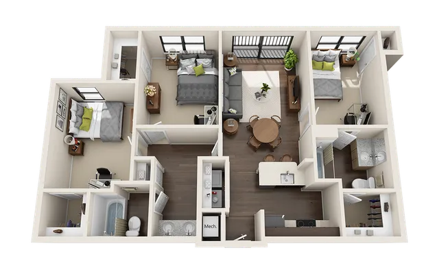 Axis West Campus Artisan Floor Plan
