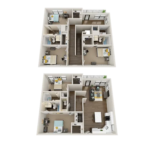 The Collective at Clemson 5x5.5 Premium Floor Plan