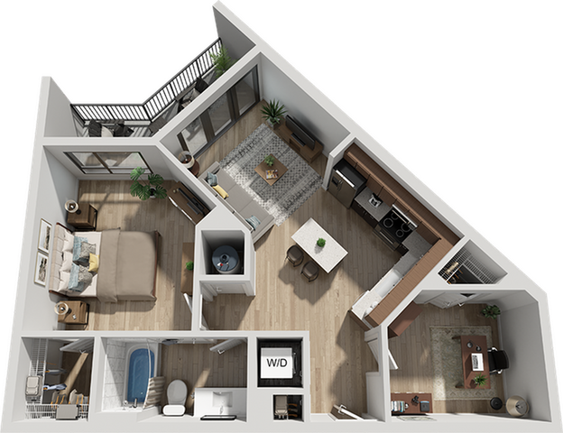 Signature Music Row A3 Floor Plan