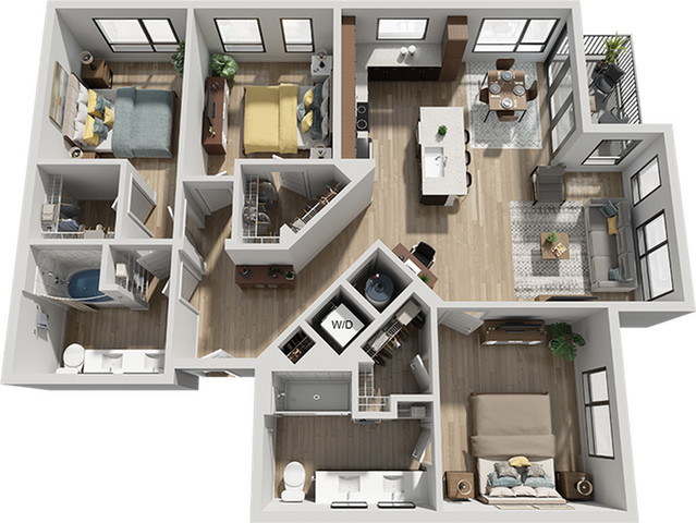 Signature Music Row C2 Floor Plan