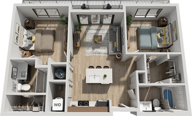Signature Music Row B1 Floor Plan