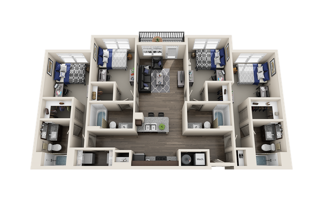 Signature 1505 D2 Floor Plan