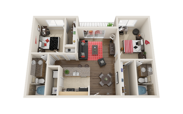 Venue on Guadalupe B3 Floor Plan Image
