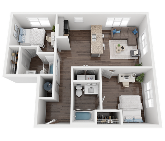 Nova Knoxville 2x2 Frisco A Floor Plan