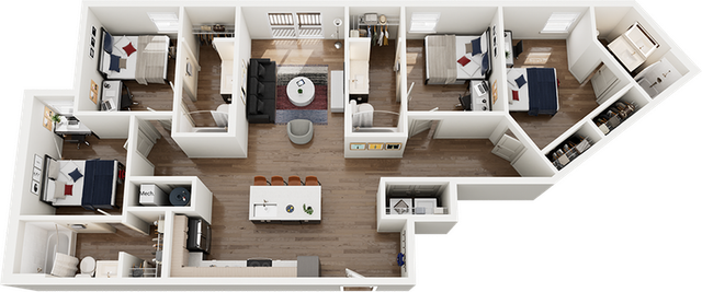 Signature at Varsity D4 4 Bedroom Floor Plan