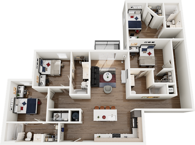 Signature at Varsity D5 4 Bedroom Floor Plan