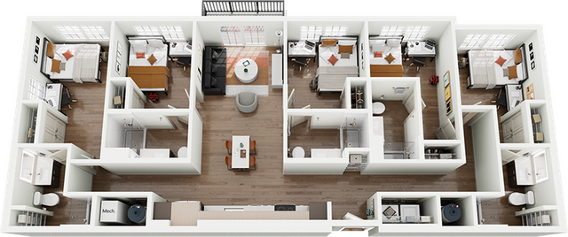 Signature on Grand E2 5 Bedroom Floor Plan