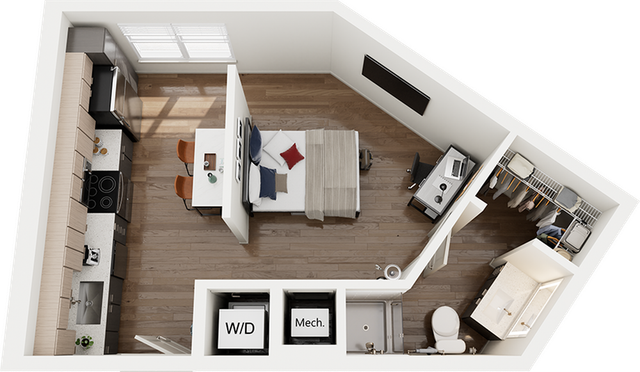 Signature at Varsity S1 Studio Floor Plan