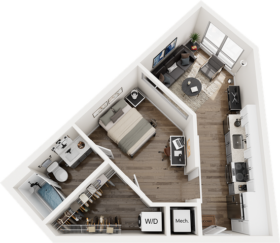 The Gathering at UC Studio Floor Plan