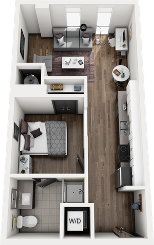 Signature 1909 1x1 Steamboat B Floor Plan