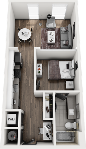 Signature 1909 1x1 Steamboat C Floor Plan