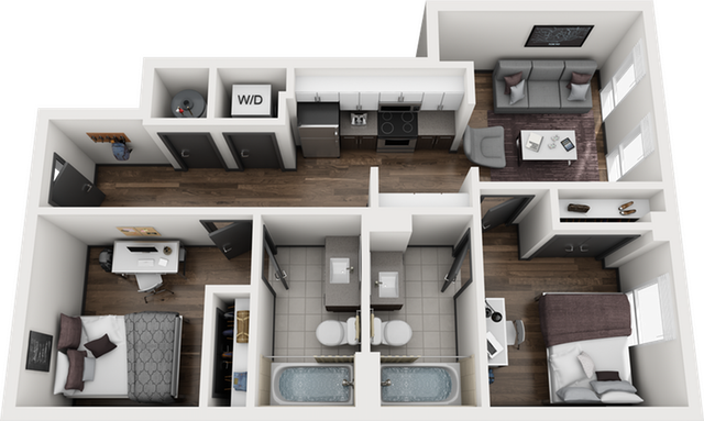 Signature 1909 2x2 Frisco A Floor Plan
