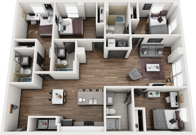 Signature 1909 4x4 Boulder E Floor Plan