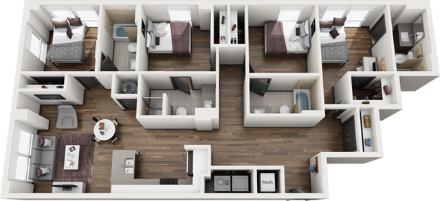 Signature 1909 4x4 Boulder F Floor Plan