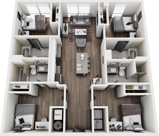 Signature 1909 4x4 Boulder G SMART Floor Plan