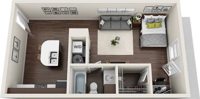 The Avenue at Norman Studio Flat Floor Plan