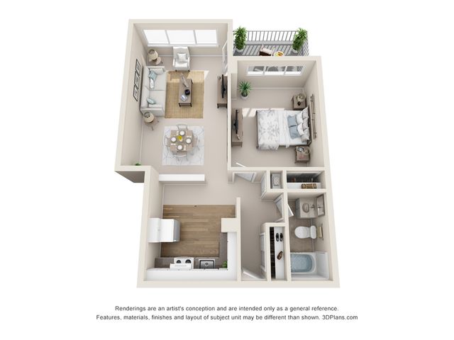 1 Bed