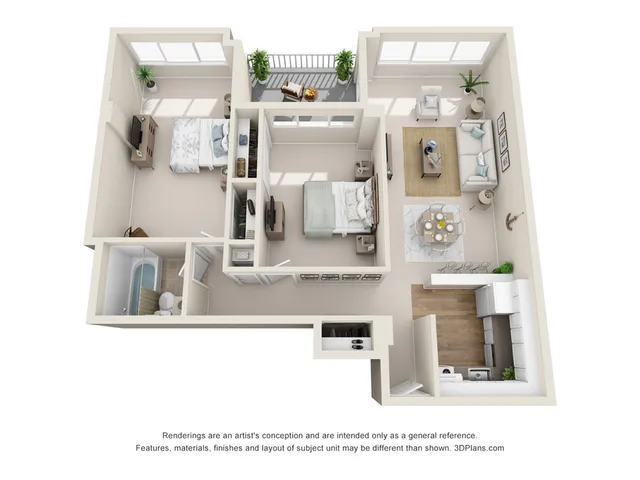 2 Bed