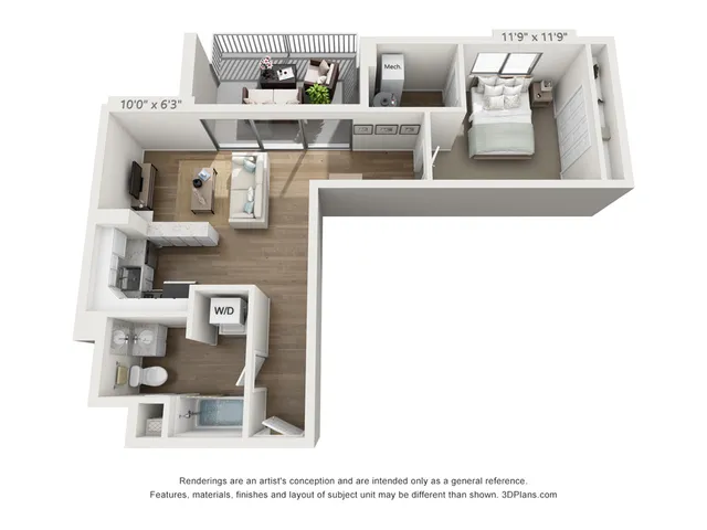 1 Bed Penthouse