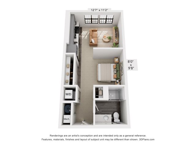 Studio | 508 sqft