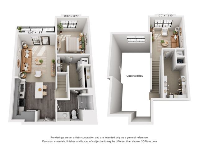 1-Bedroom 1-Bath w/ Loft | 984 sqft