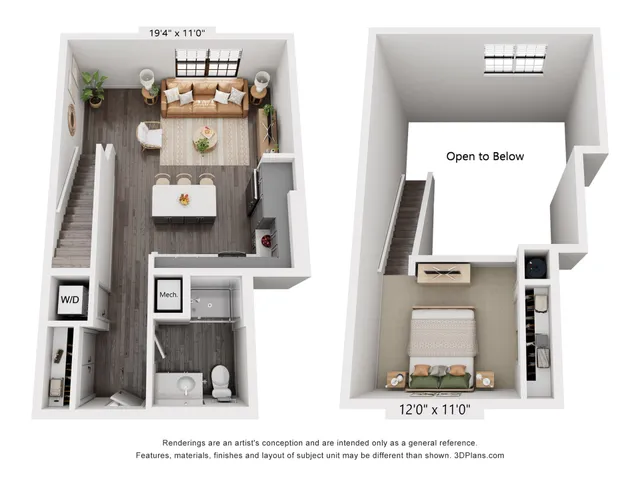 Studio w/ Loft | 773 sqft