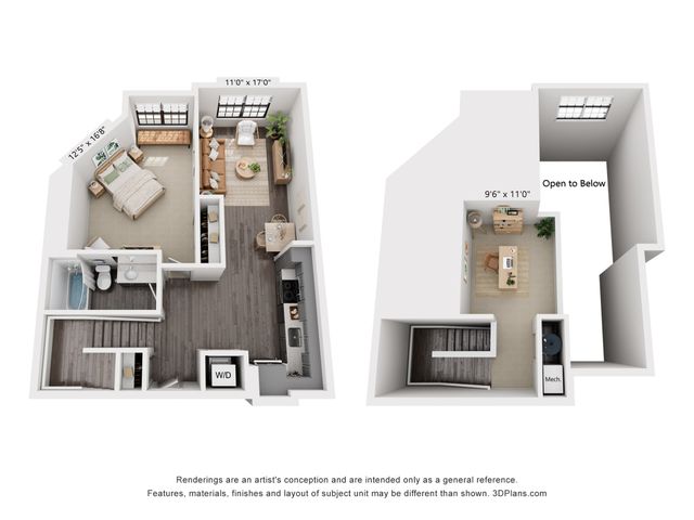 1-Bedroom 1-Bath w/ Loft | 939 sqft